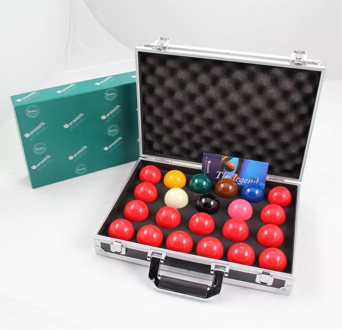 Aramith Premier Snooker Ball Set & Carry Case